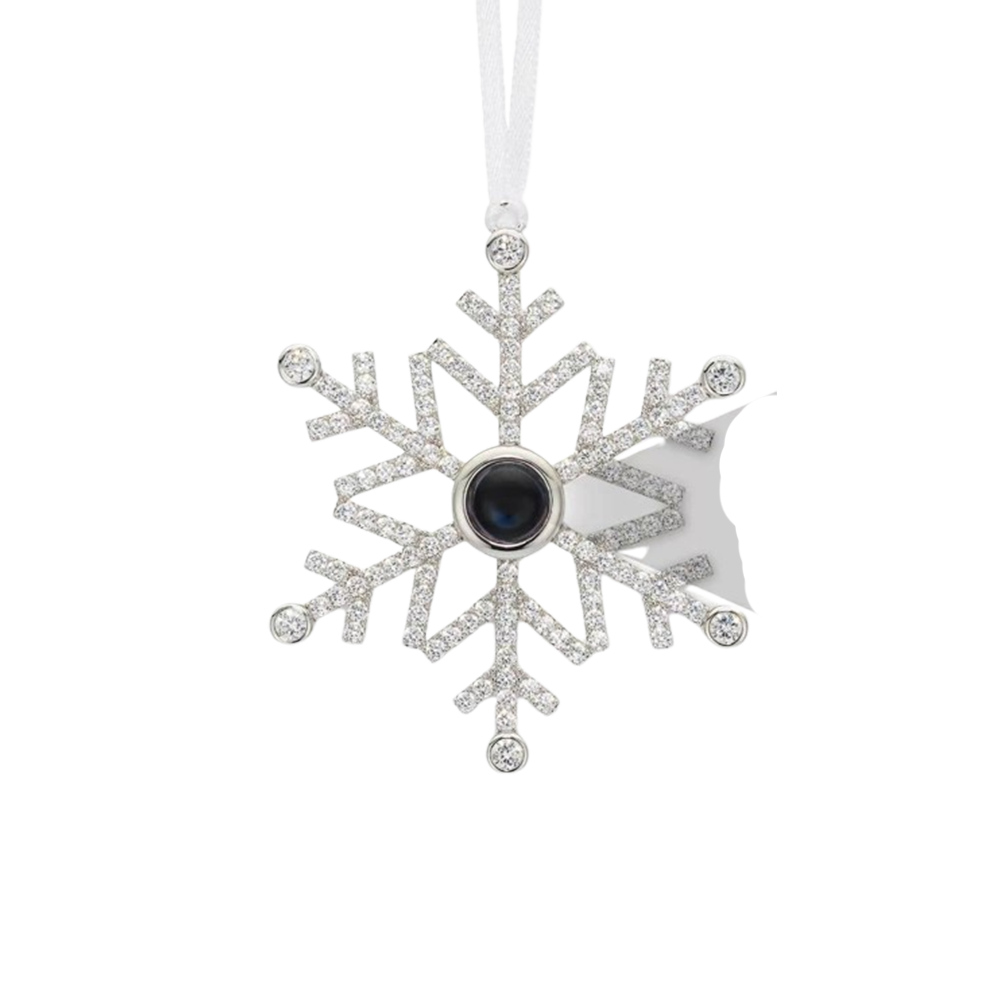 Christmas Snowflake Projection Necklace