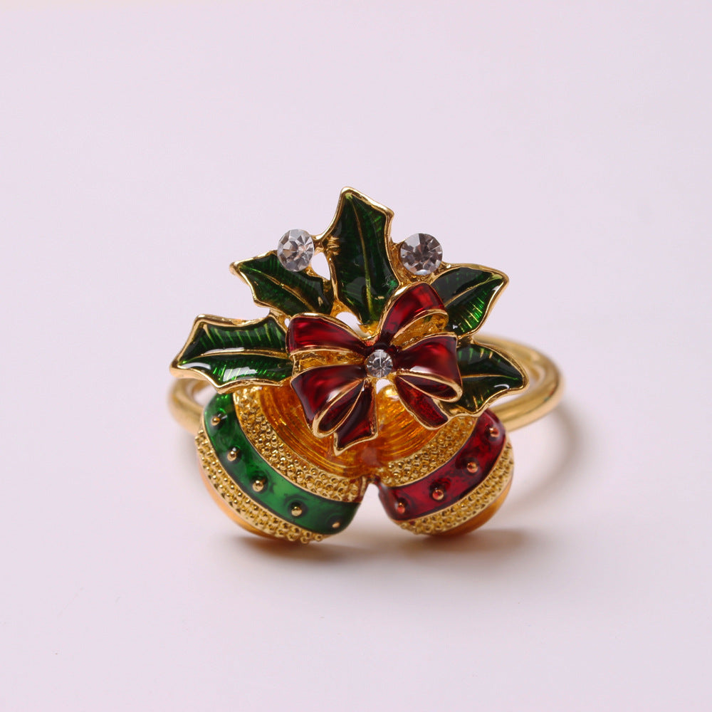 Elk Flower Christmas Rings