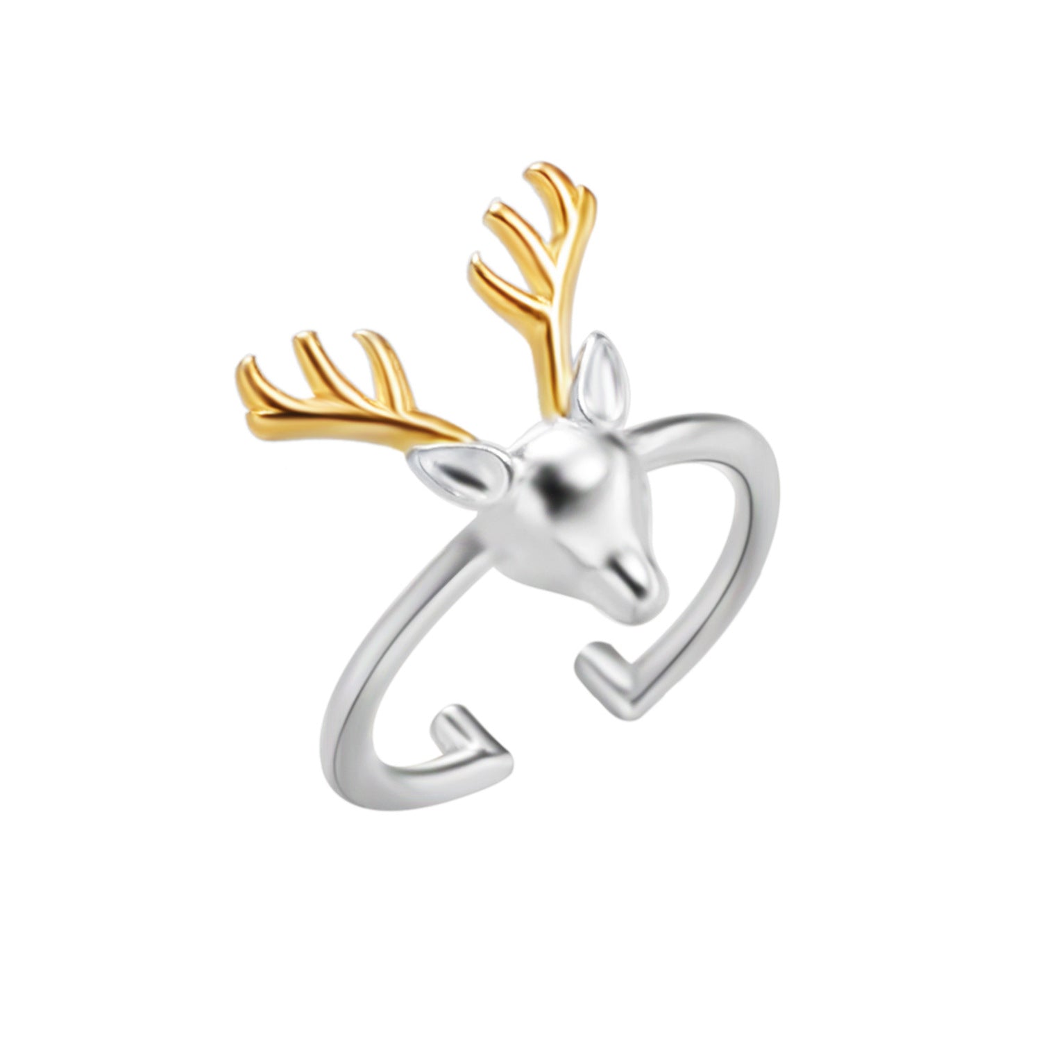 Antlers Zircon Ring